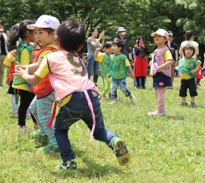 2017 Sports Day monkey tail tag プリスクール