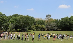 2017 Sports Day long jump & kick-put全景