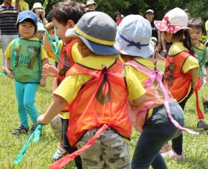 2017 Sports Day monkey tail tag プリスクール