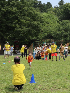 プリスクール　運動会　リレー