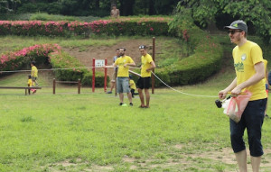 プリスクール　運動会　先生準備